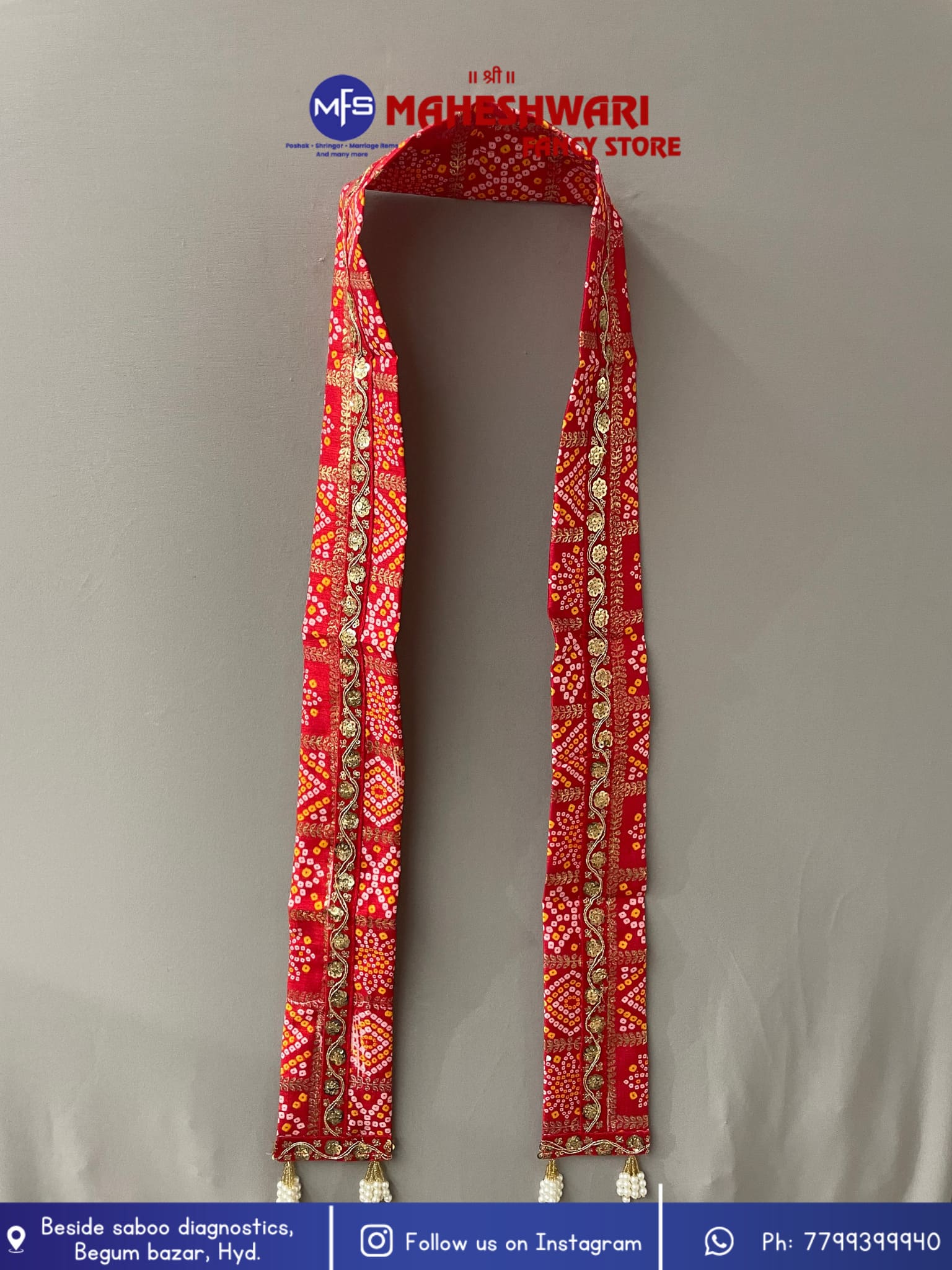 swagat dupata chundri print